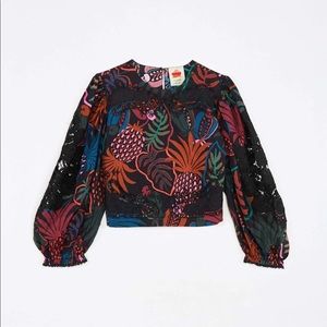 Farm Rio Frutis Dream Blouse size Medium